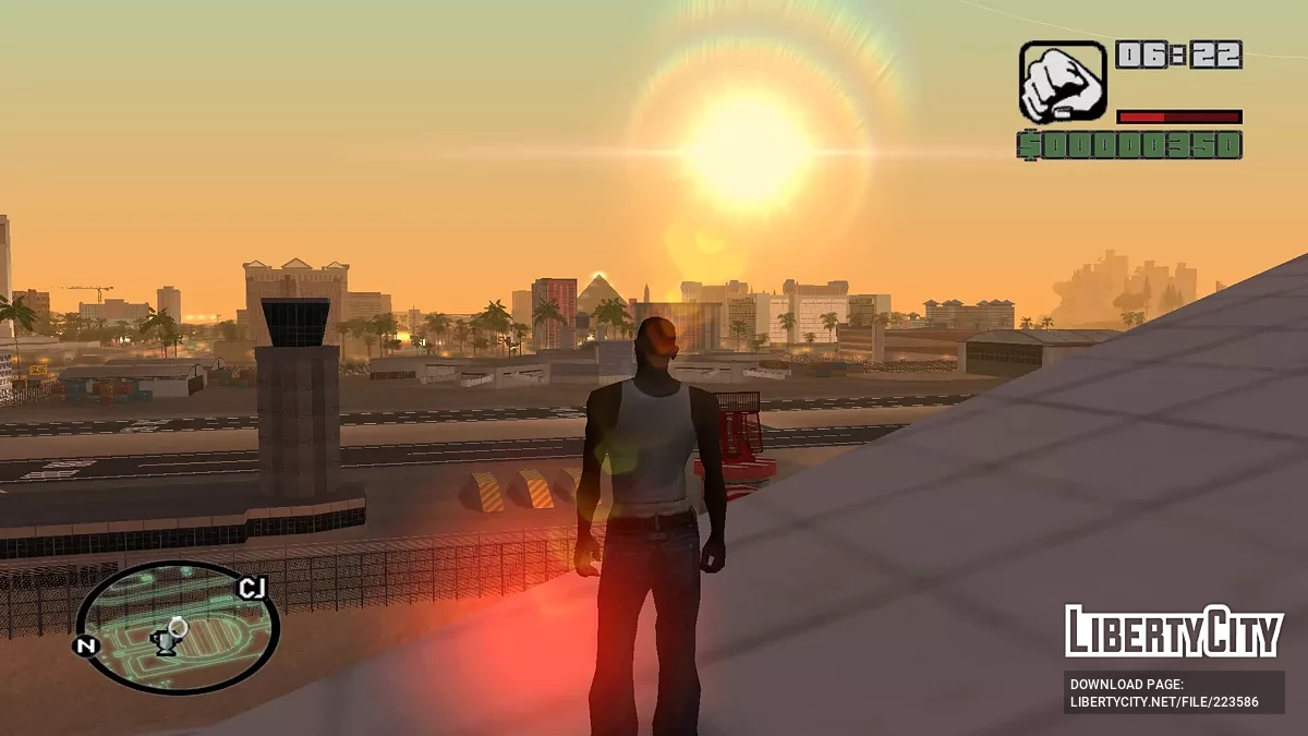 Isolines Neon Radar Map / GTA San Andreas