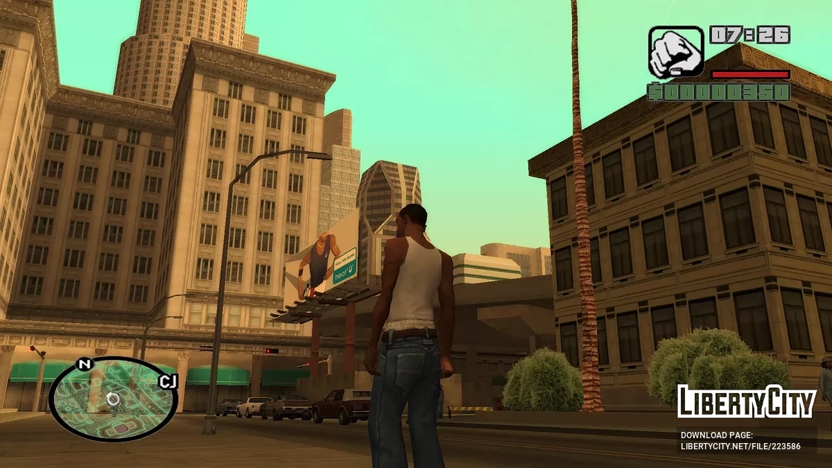 Isolines Neon Radar Map / GTA San Andreas