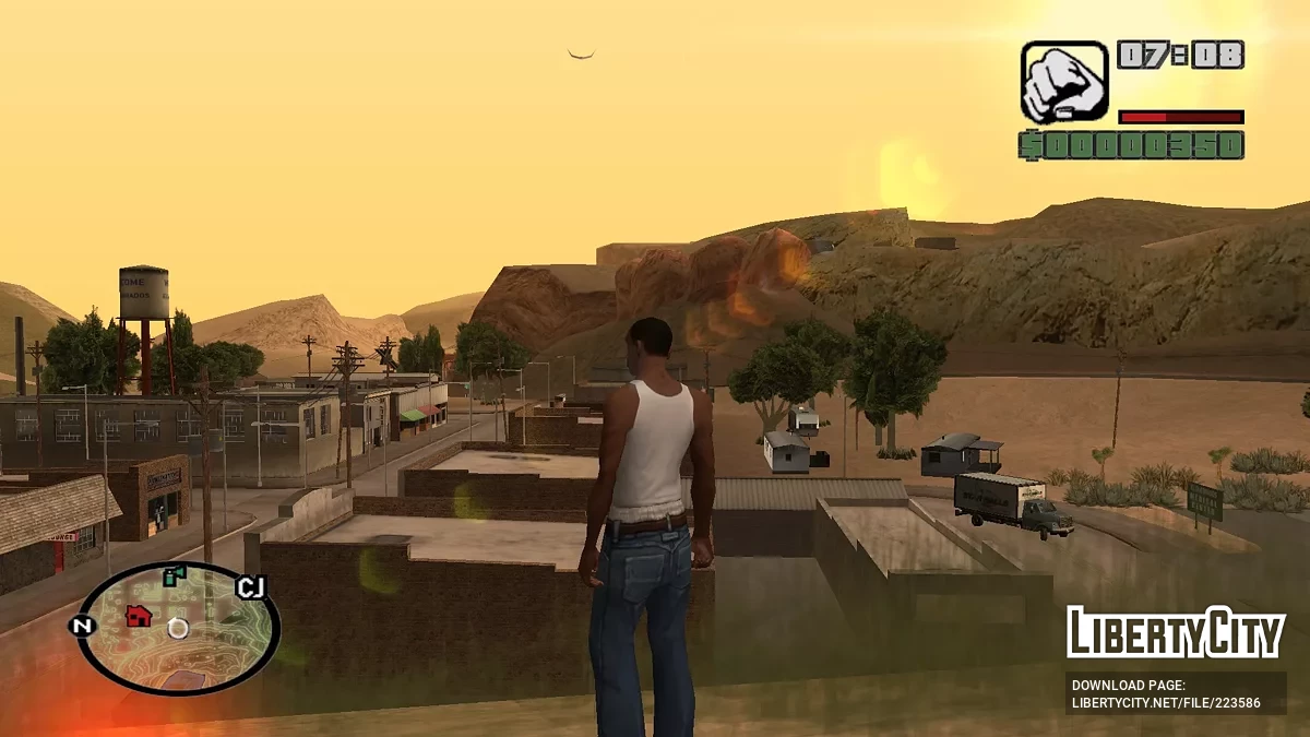 Isolines Neon Radar Map / GTA San Andreas