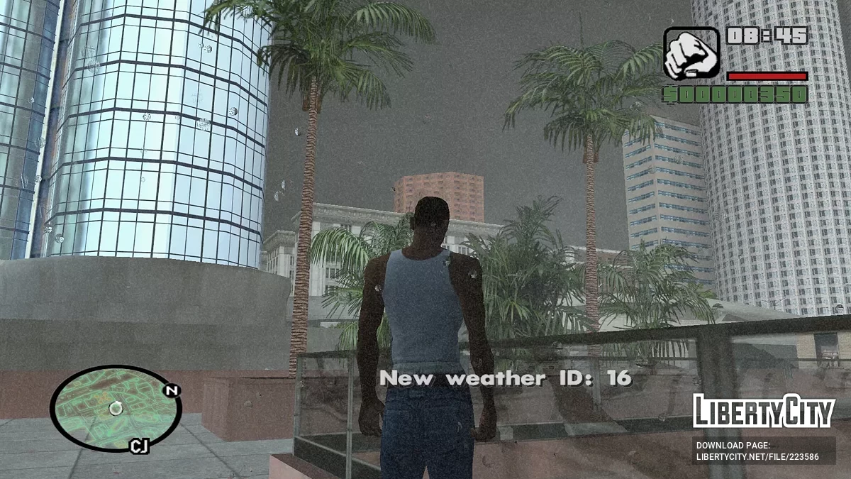 Isolines Neon Radar Map / GTA San Andreas