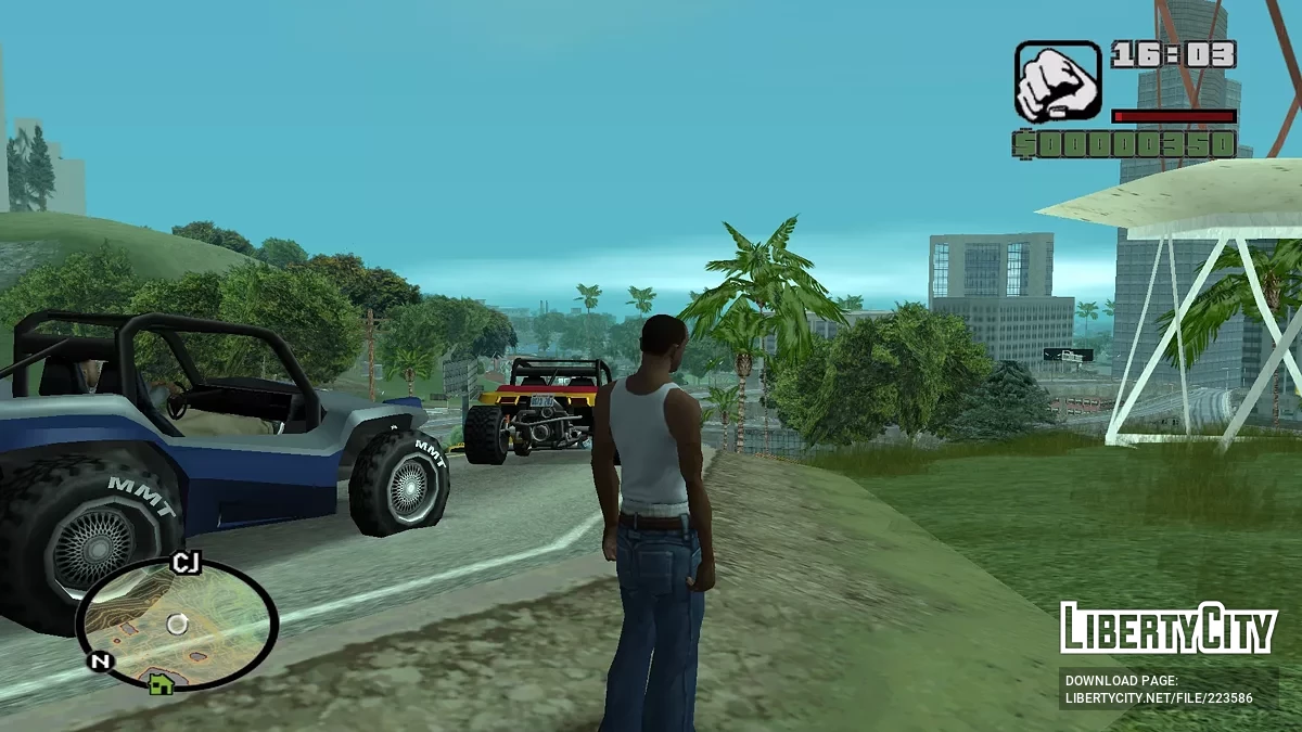 Isolines Neon Radar Map / GTA San Andreas