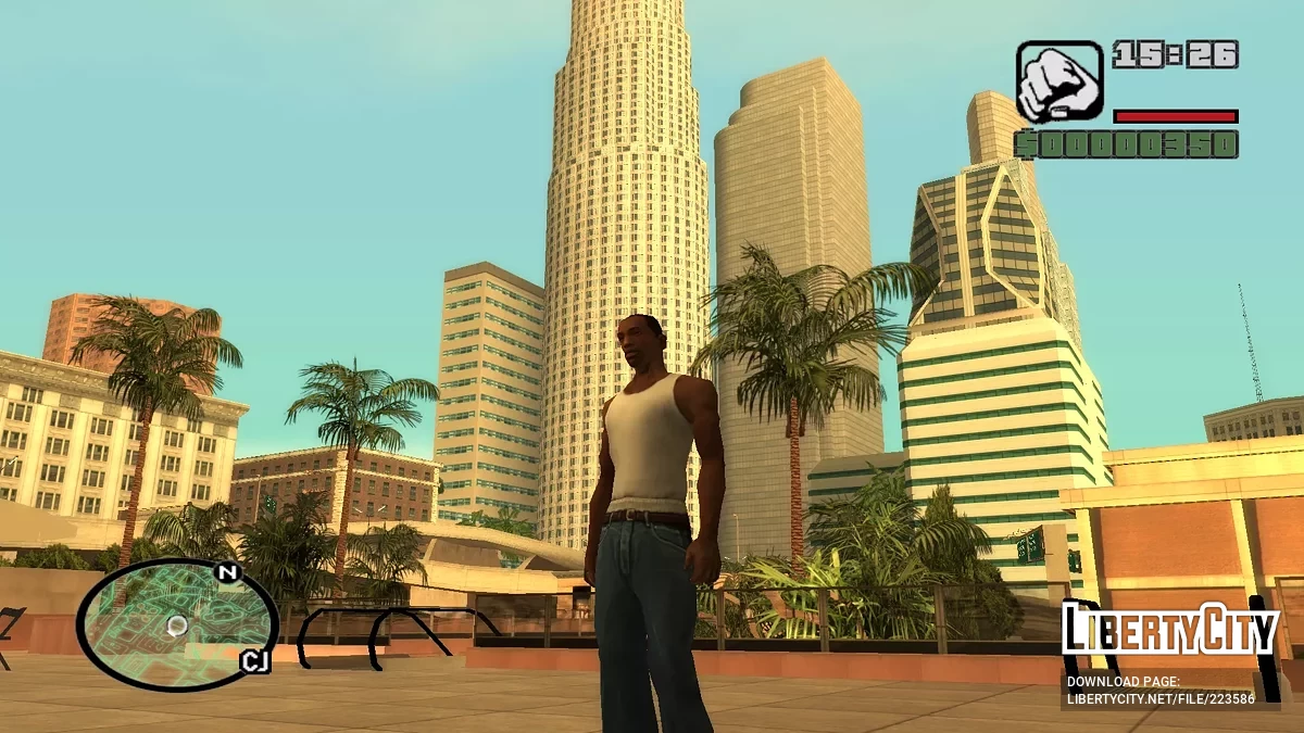 Isolines Neon Radar Map / GTA San Andreas