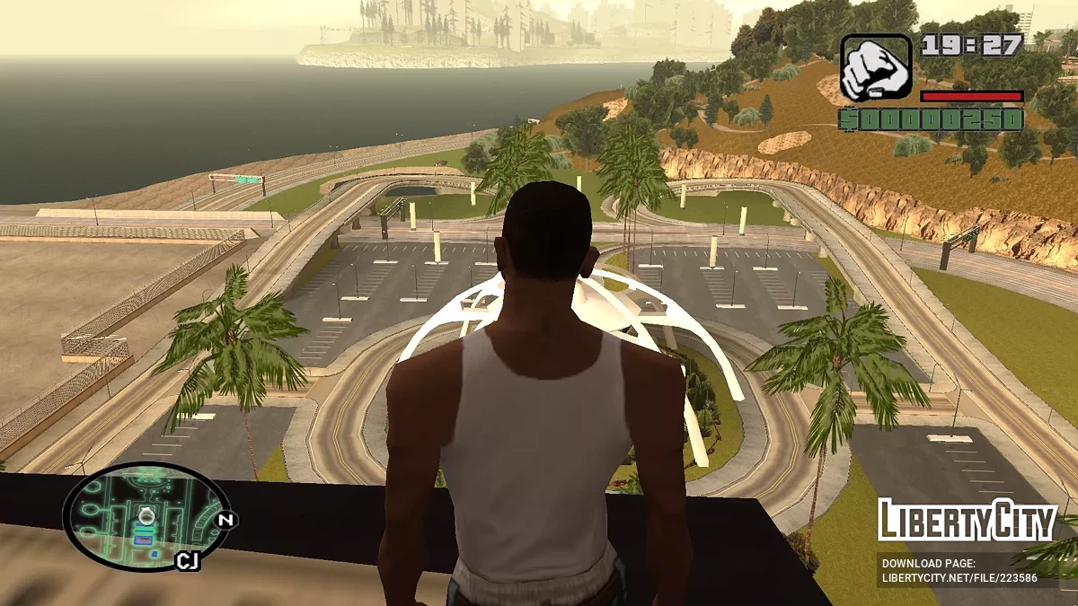 Isolines Neon Radar Map / GTA San Andreas