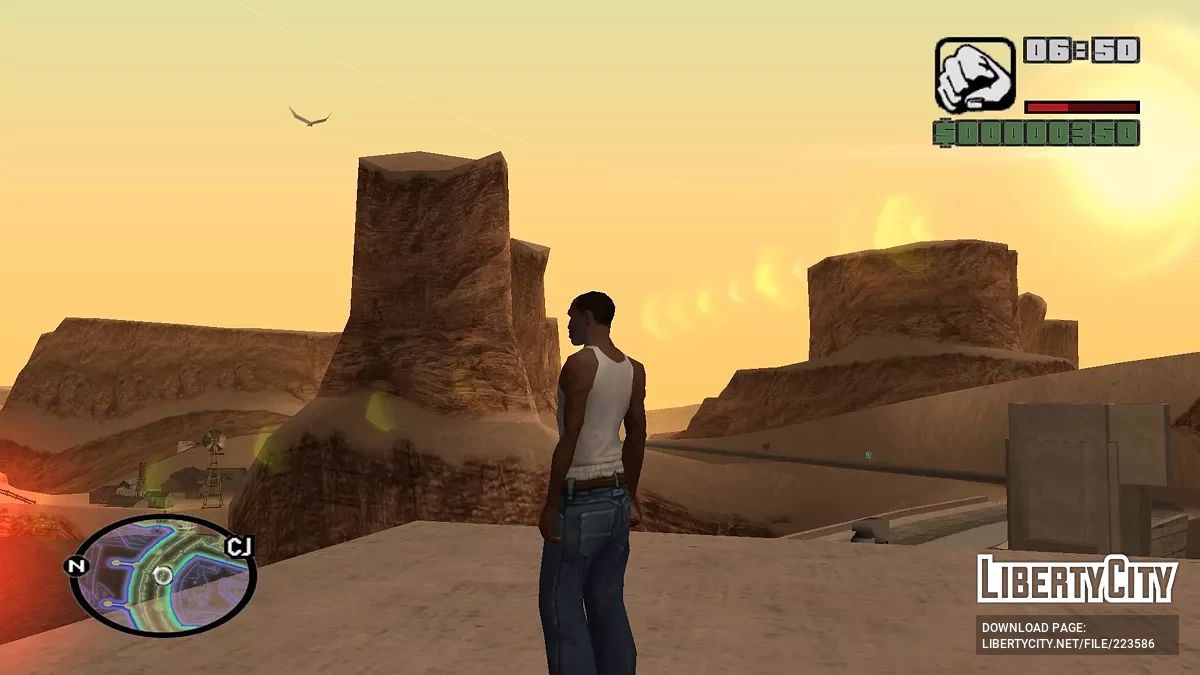 Isolines Neon Radar Map / GTA San Andreas