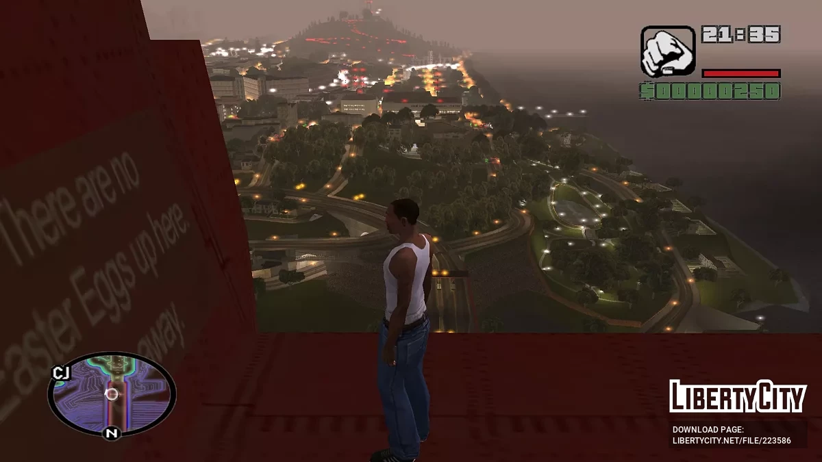 Isolines Neon Radar Map / GTA San Andreas