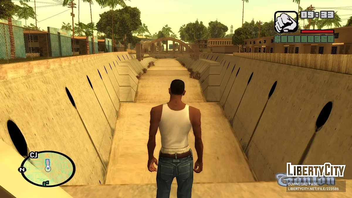 Isolines Neon Radar Map / GTA San Andreas