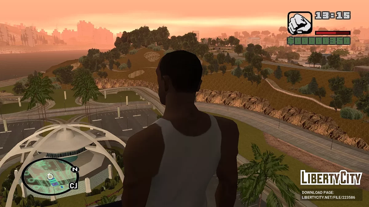 Isolines Neon Radar Map / GTA San Andreas