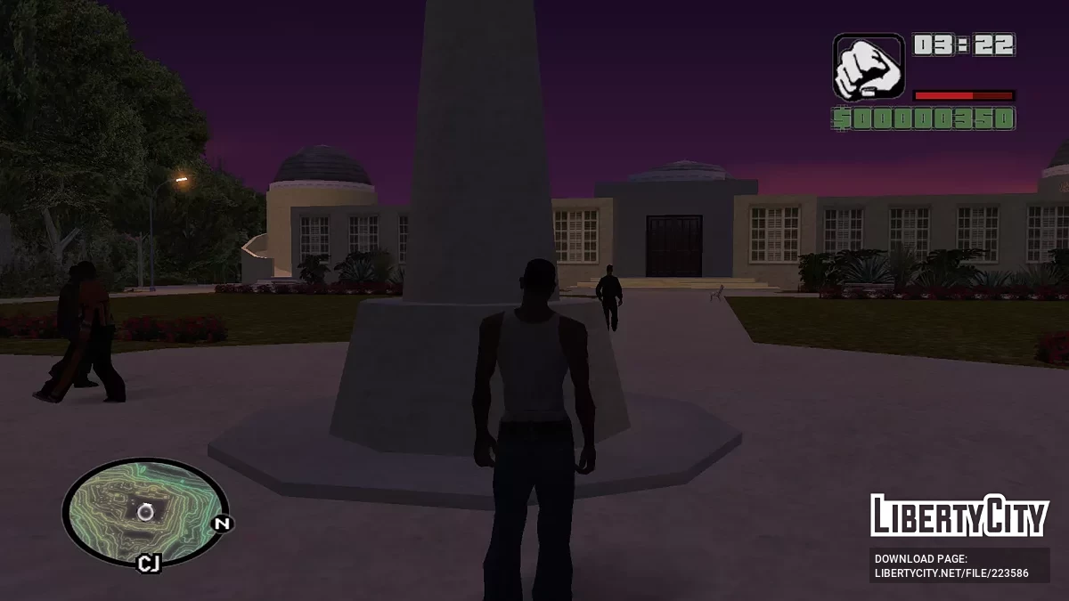 Isolines Neon Radar Map / GTA San Andreas