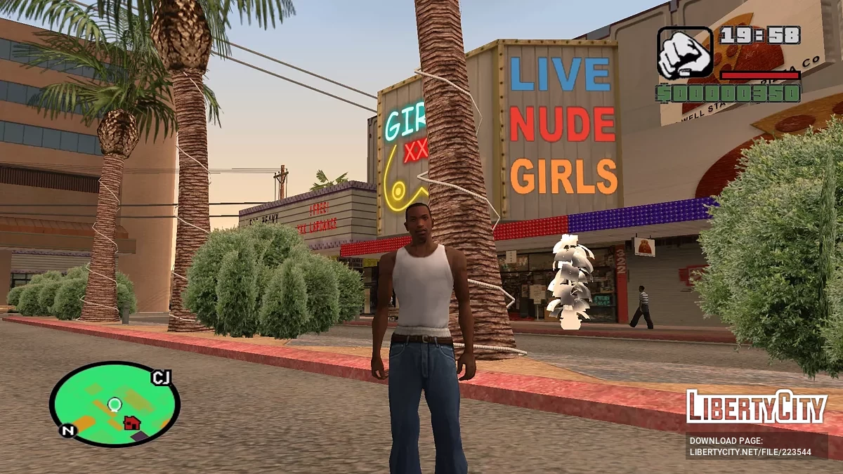 Карта высот в цвете (radar) / GTA San Andreas
