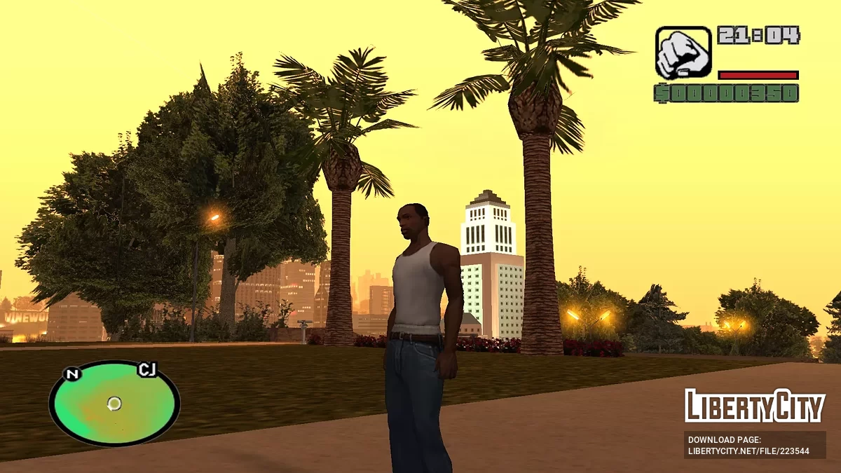 Карта высот в цвете (radar) / GTA San Andreas