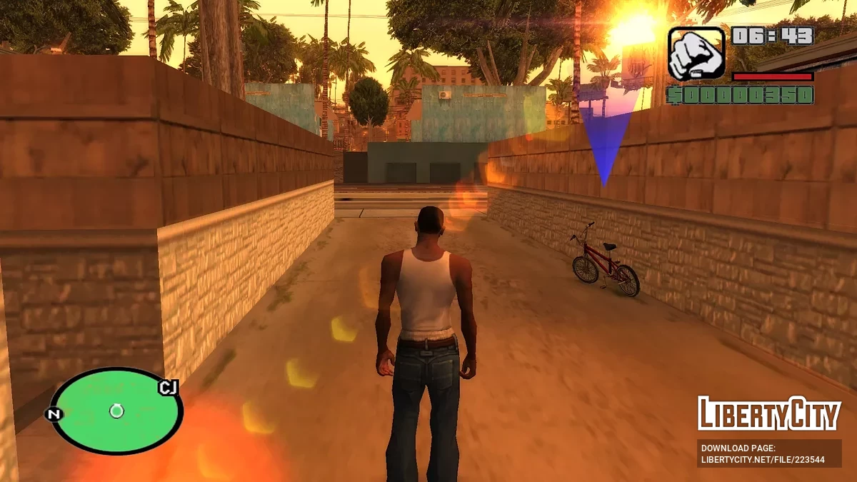 Карта высот в цвете (radar) / GTA San Andreas