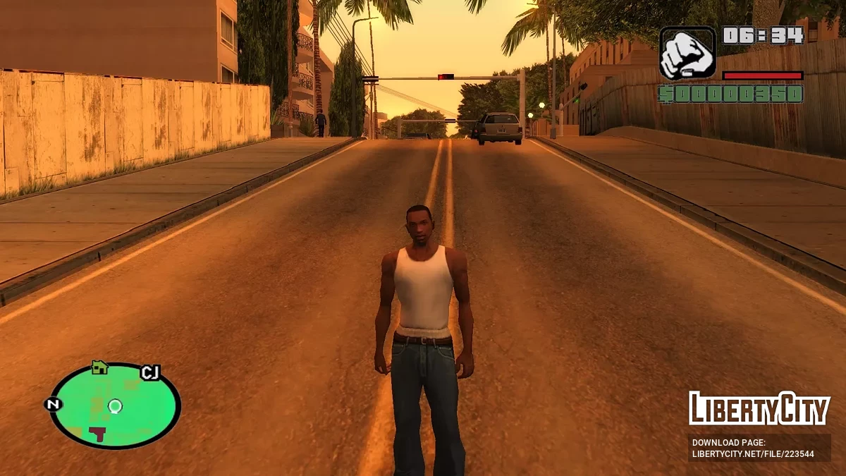 Карта высот в цвете (radar) / GTA San Andreas