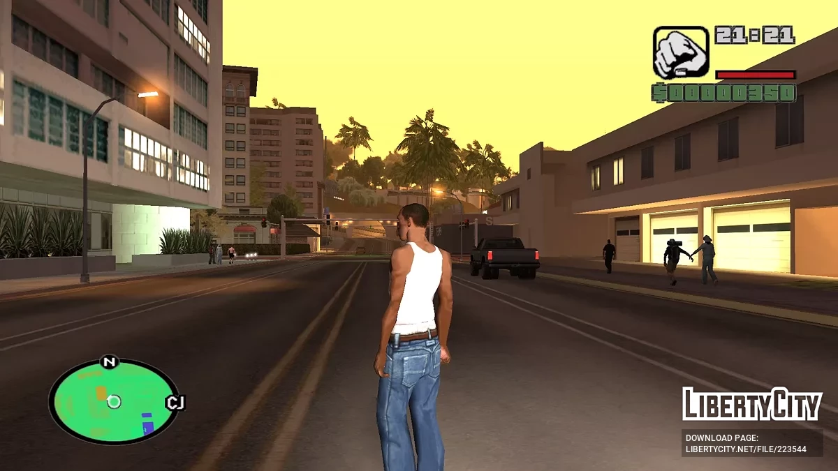 Карта высот в цвете (radar) / GTA San Andreas