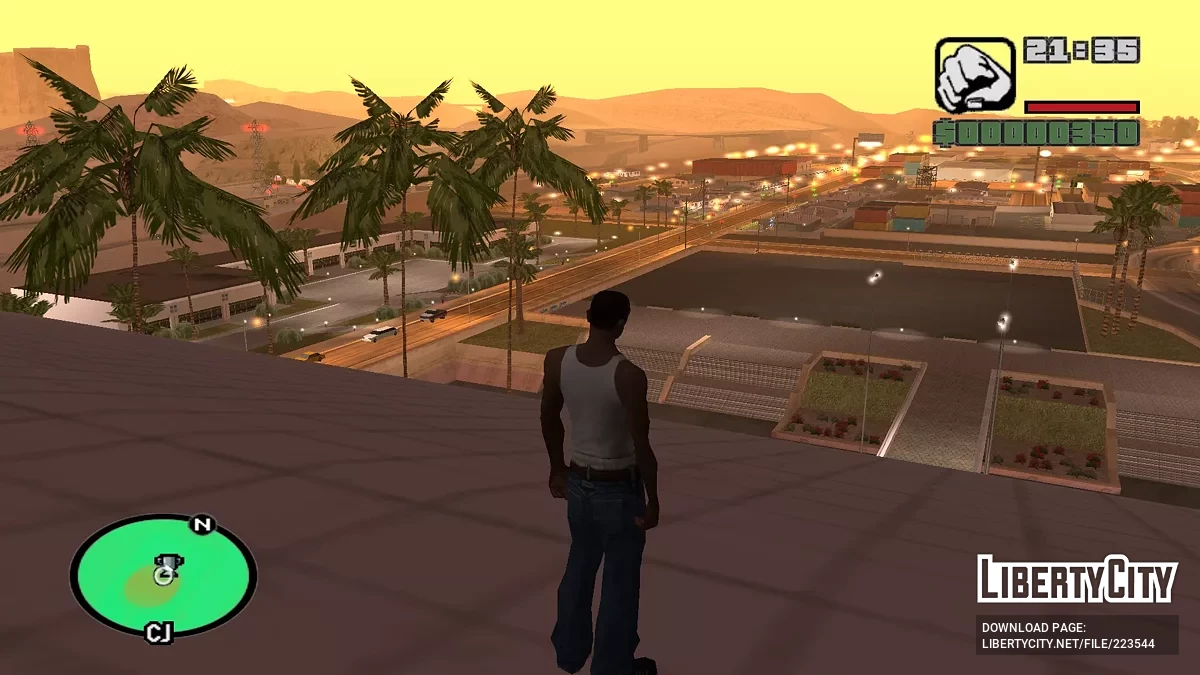 Карта высот в цвете (radar) / GTA San Andreas