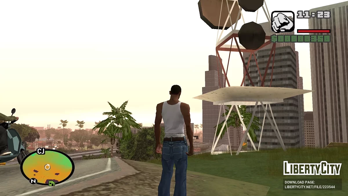 Карта высот в цвете (radar) / GTA San Andreas