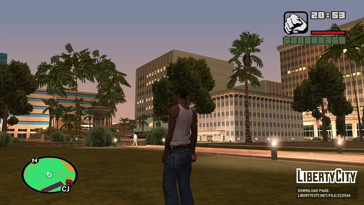 Карта высот в цвете (radar) / GTA San Andreas