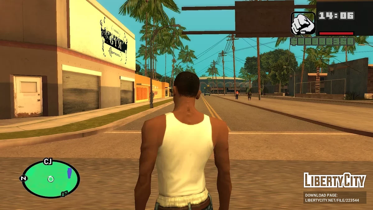 Карта высот в цвете (radar) / GTA San Andreas