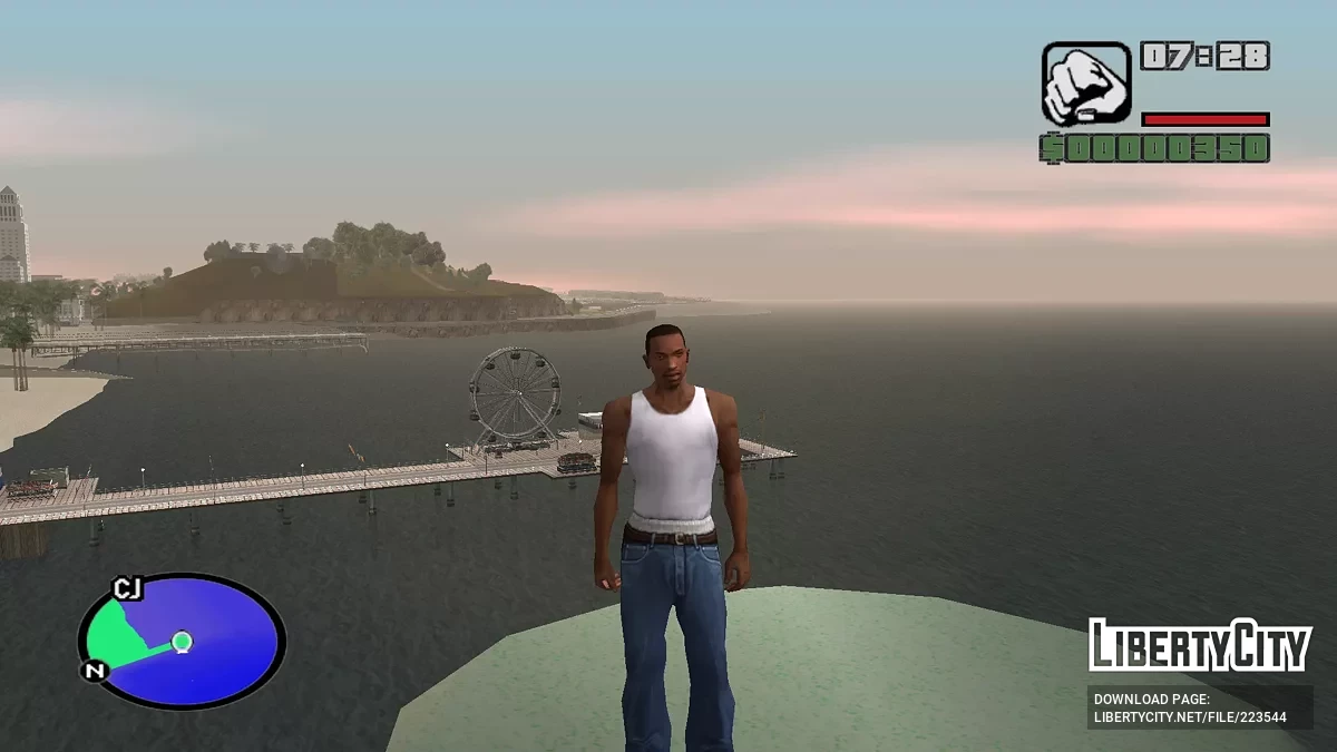 Карта высот в цвете (radar) / GTA San Andreas