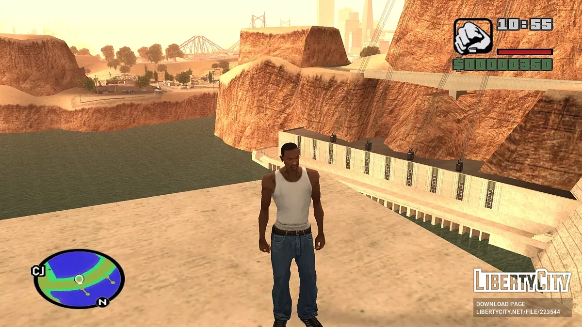 Карта высот в цвете (radar) / GTA San Andreas