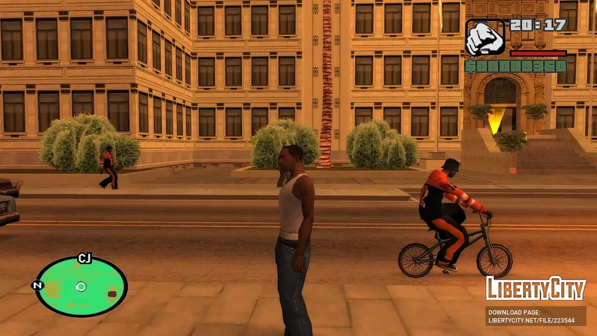 Карта высот в цвете (radar) / GTA San Andreas