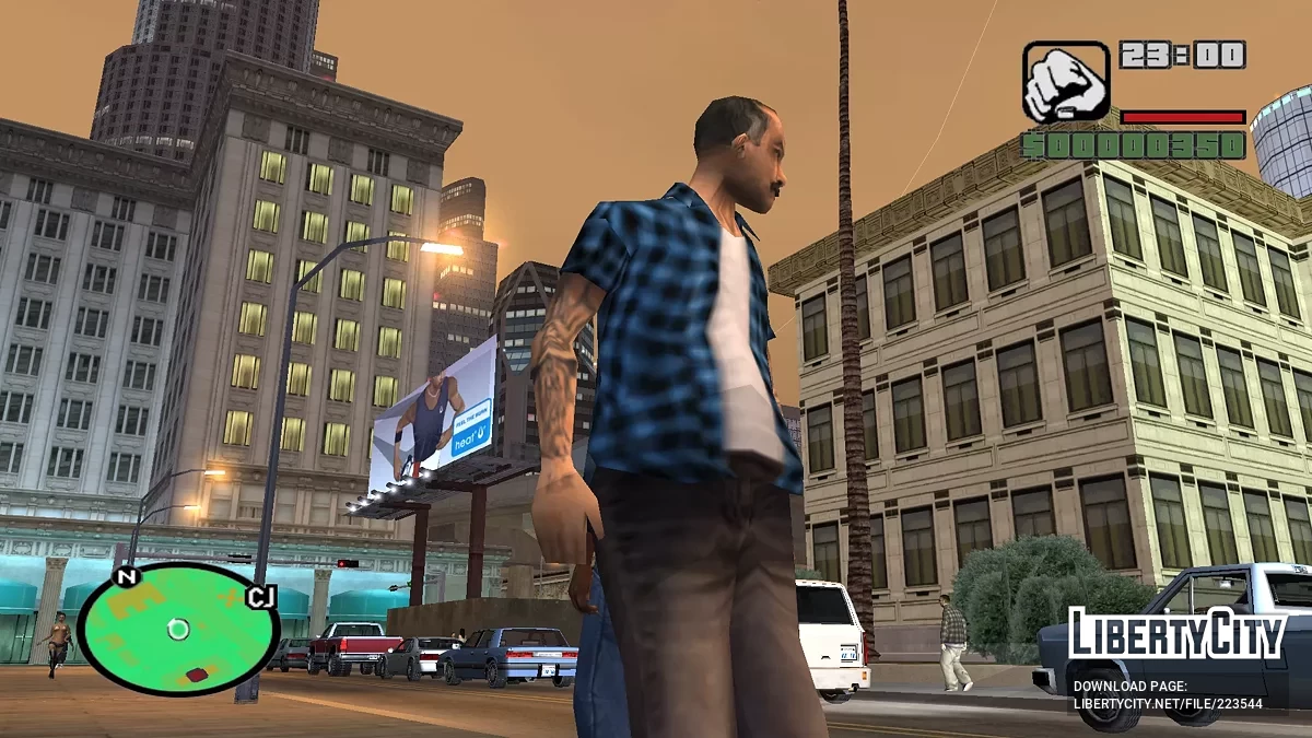 Карта высот в цвете (radar) / GTA San Andreas