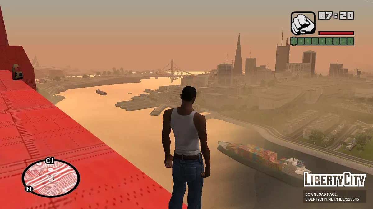 Прозрачные изолинии (радар) / GTA San Andreas