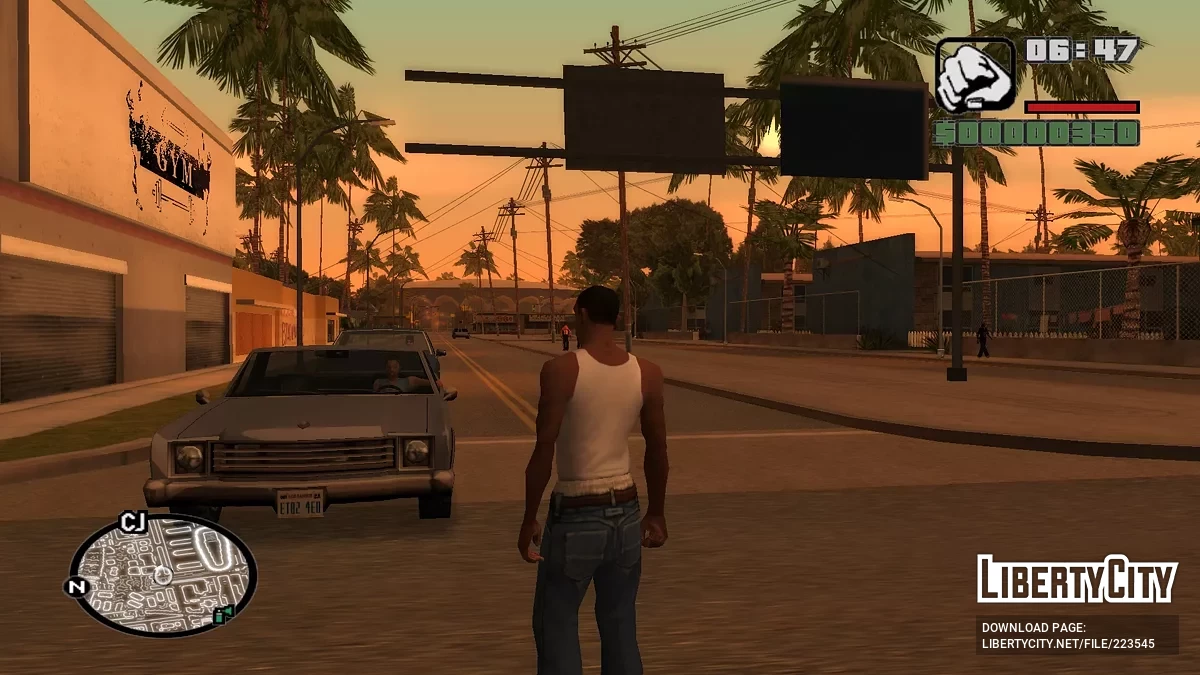 Прозрачные изолинии (радар) / GTA San Andreas