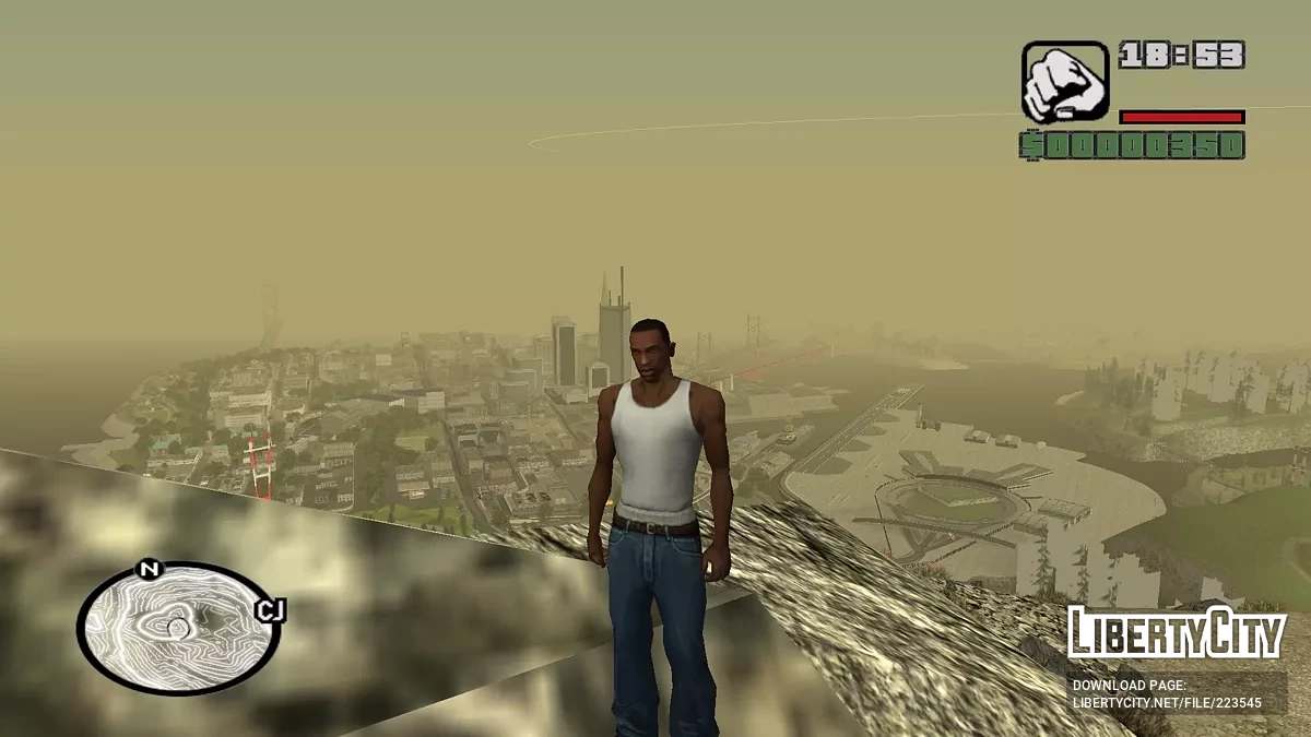 Прозрачные изолинии (радар) / GTA San Andreas