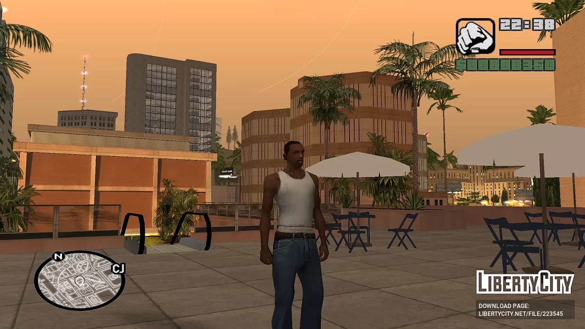 Прозрачные изолинии (радар) / GTA San Andreas