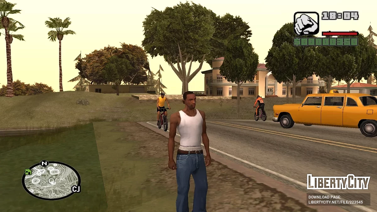 Прозрачные изолинии (радар) / GTA San Andreas