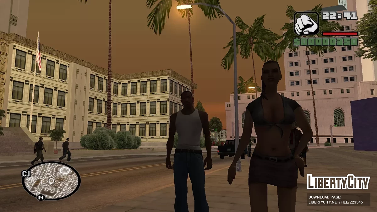 Прозрачные изолинии (радар) / GTA San Andreas
