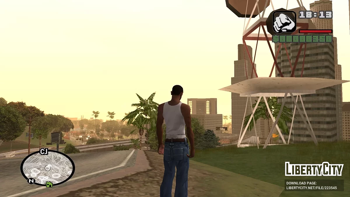 Прозрачные изолинии (радар) / GTA San Andreas