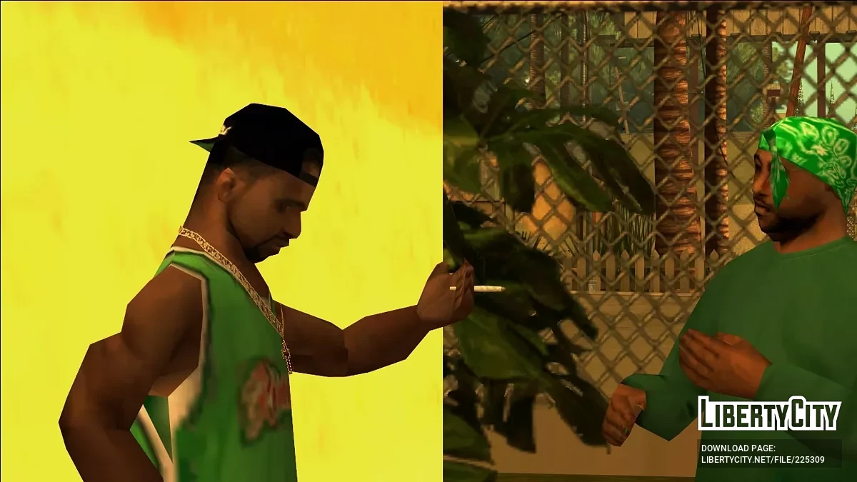 New cigarette & joint / GTA San Andreas