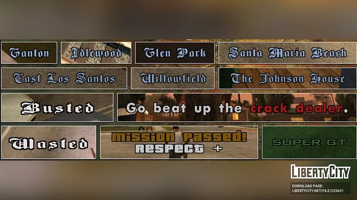 Absolute Atmosphere UI 1.1 / GTA San Andreas