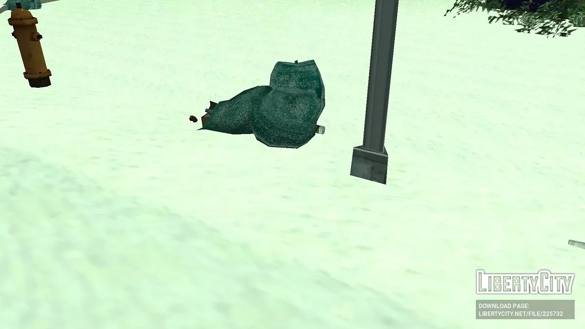 Мешок мусора для зимнего мода / GTA San Andreas