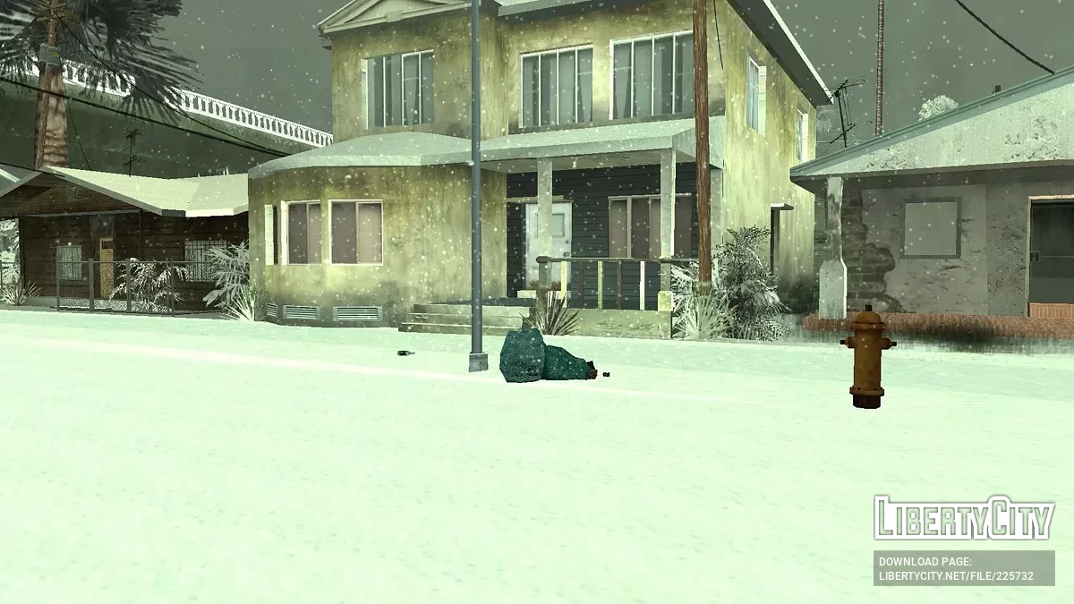 Мешок мусора для зимнего мода / GTA San Andreas