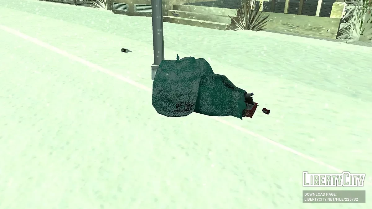Мешок мусора для зимнего мода / GTA San Andreas