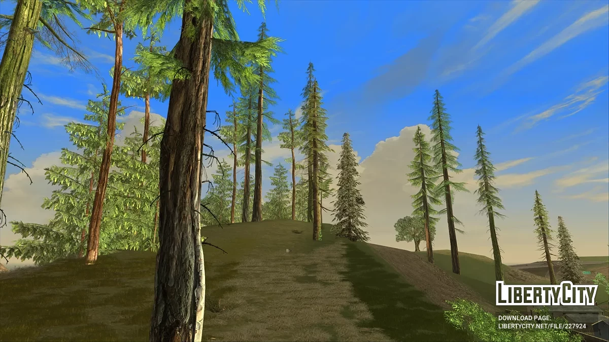 Insanity Vegetation - версия с динамическим освещением / GTA San Andreas