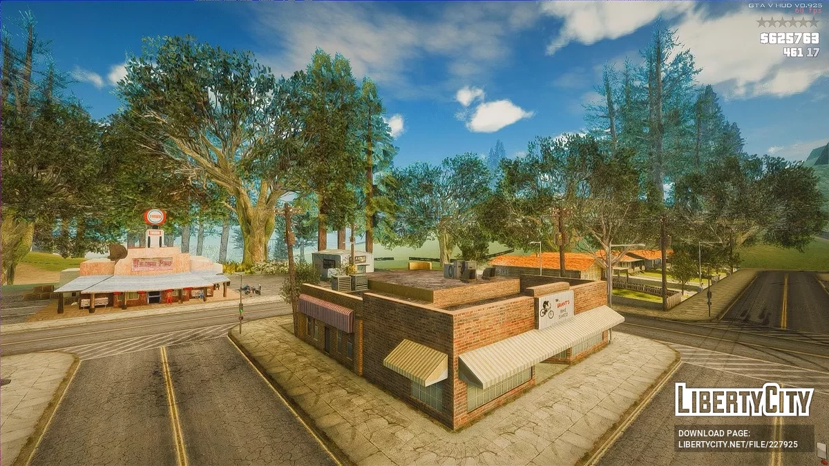 Растительность из Definitive Edition / GTA San Andreas