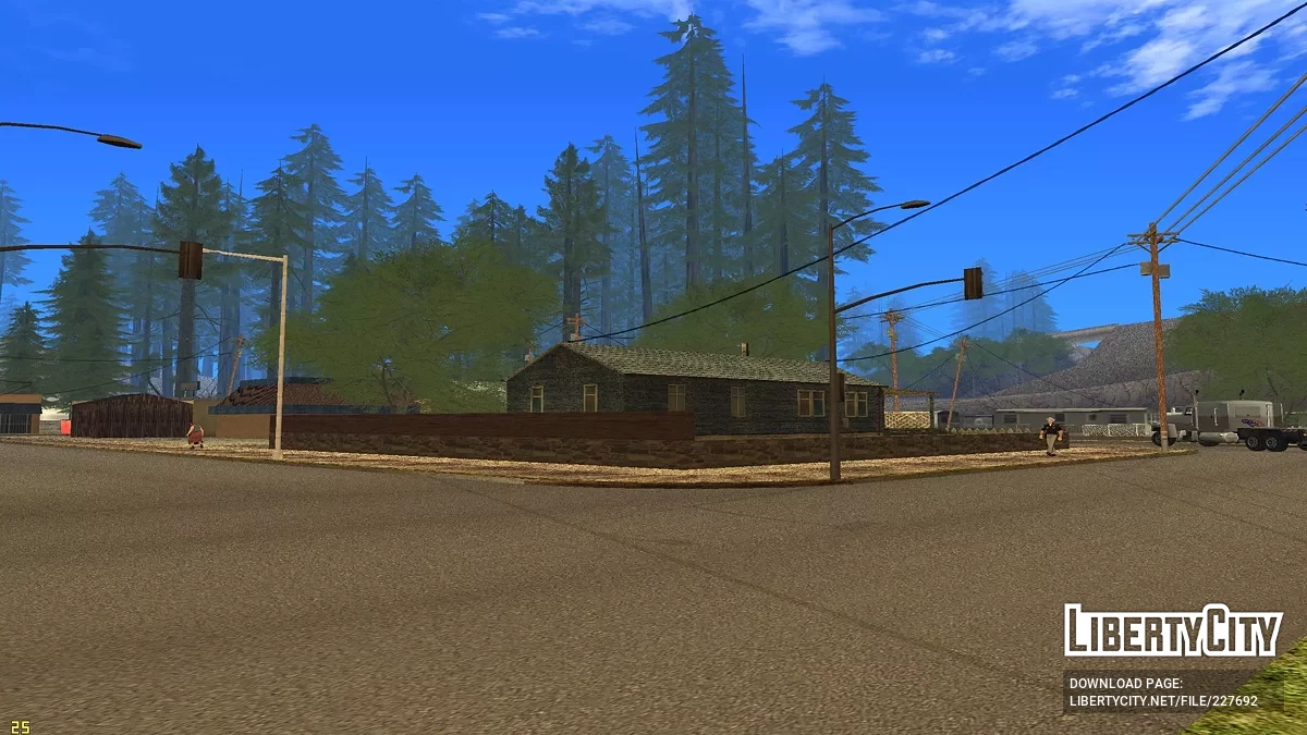 HD Ретекстур Эйнджел Пайн / GTA San Andreas