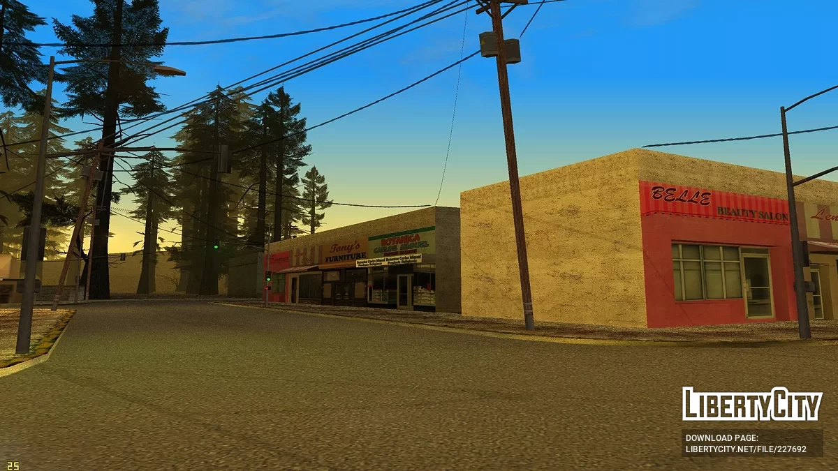 HD Ретекстур Эйнджел Пайн / GTA San Andreas