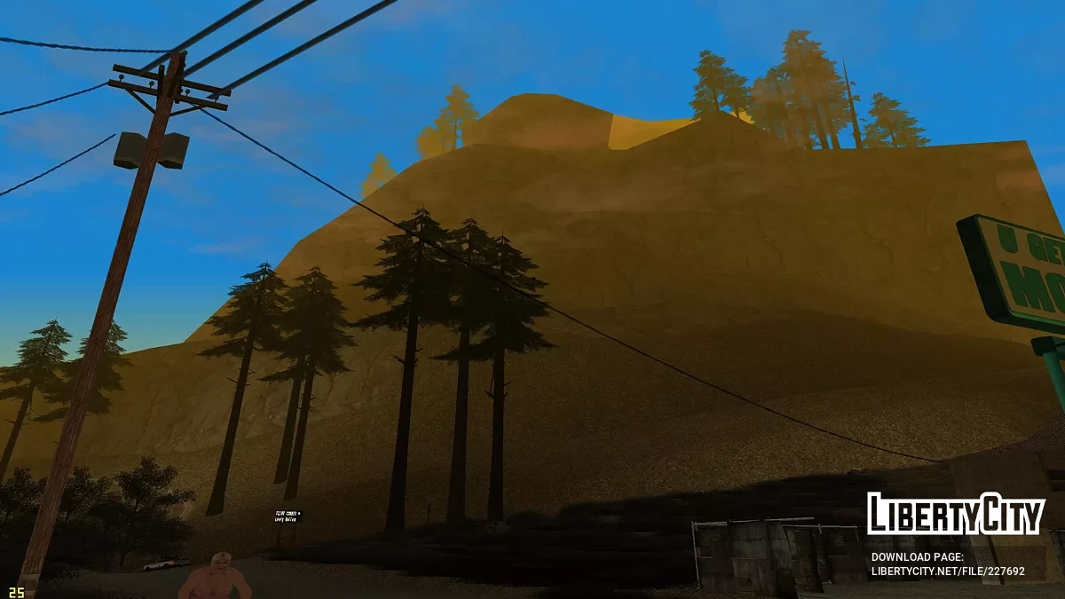 HD Ретекстур Эйнджел Пайн / GTA San Andreas