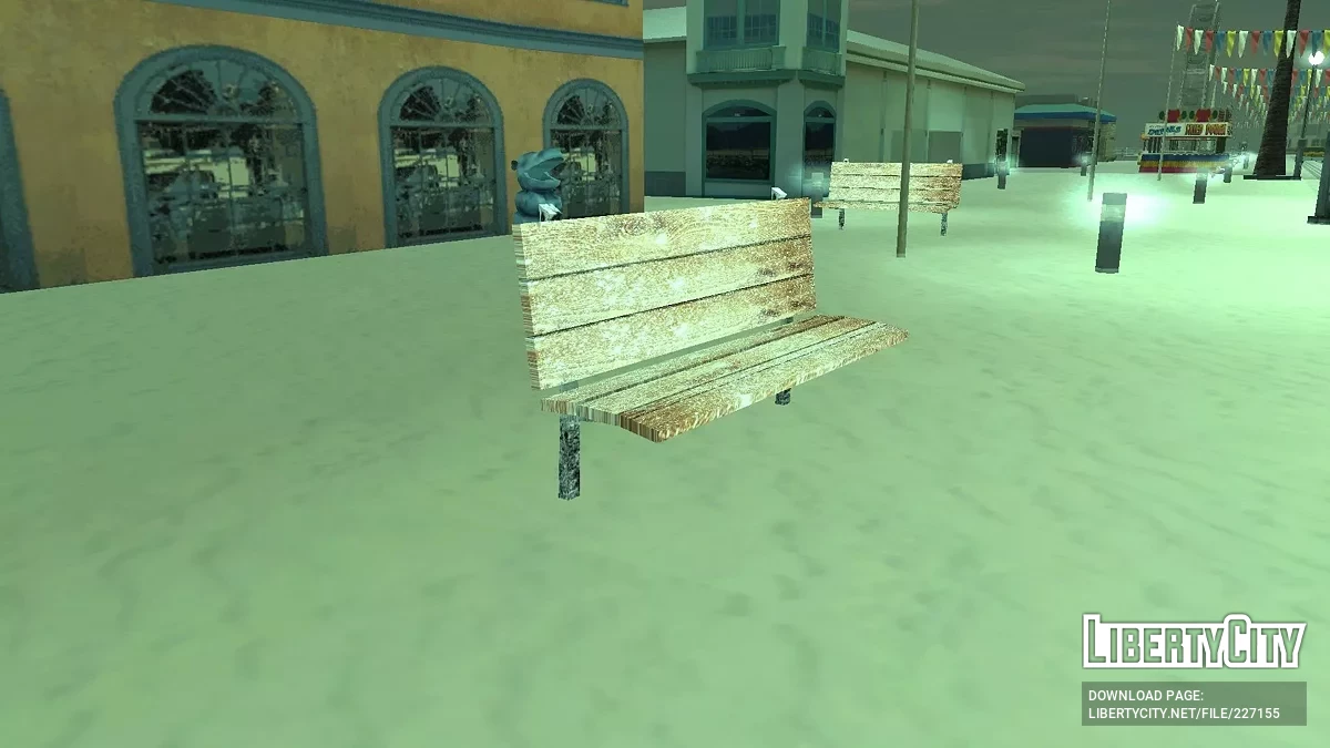 Скамейка для зимнего мода / GTA San Andreas