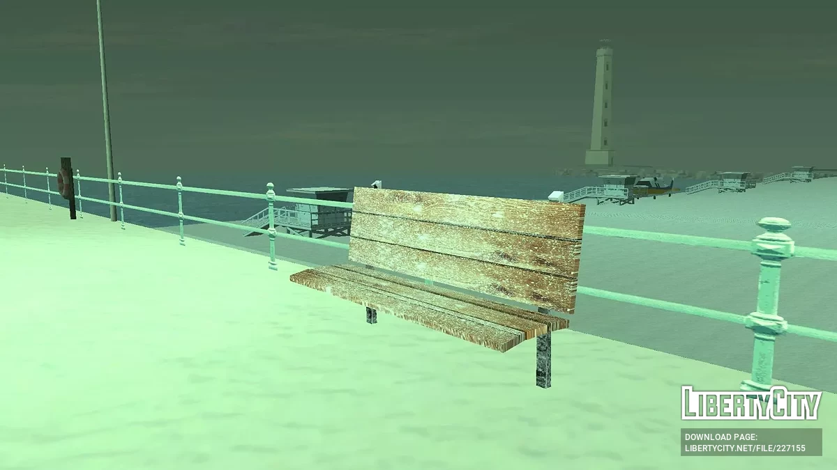 Скамейка для зимнего мода / GTA San Andreas