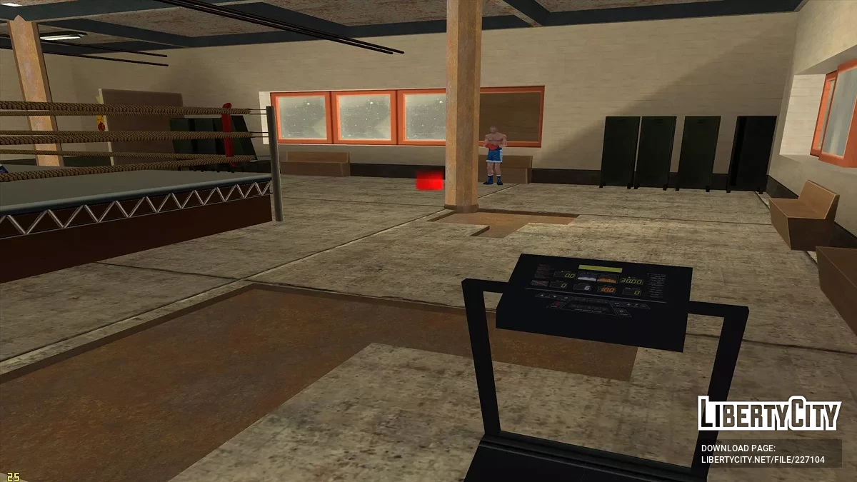 Обновлённые текстуры спортивного зала в HD / GTA San Andreas
