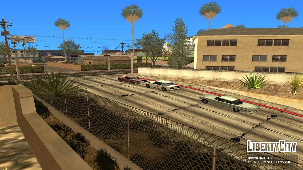 Текстуры дорог и тротуаров / GTA San Andreas