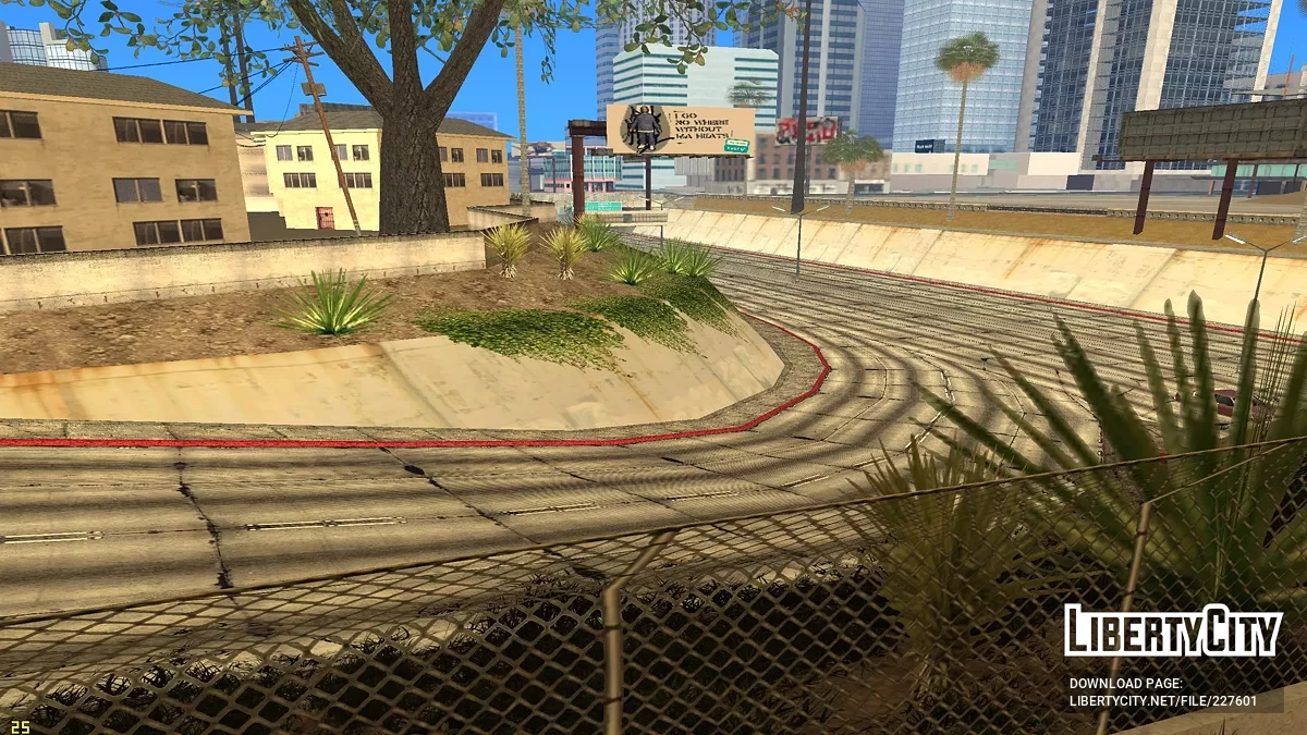 Текстуры дорог и тротуаров / GTA San Andreas