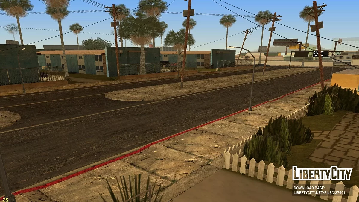 Текстуры дорог и тротуаров / GTA San Andreas