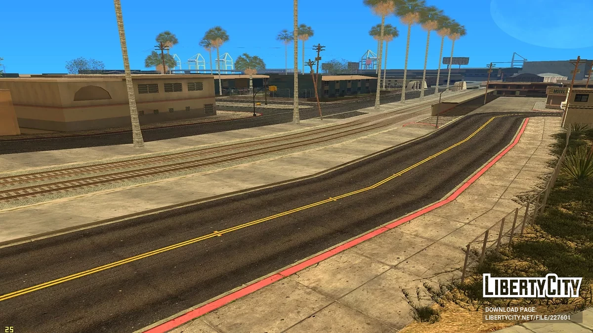 Текстуры дорог и тротуаров / GTA San Andreas