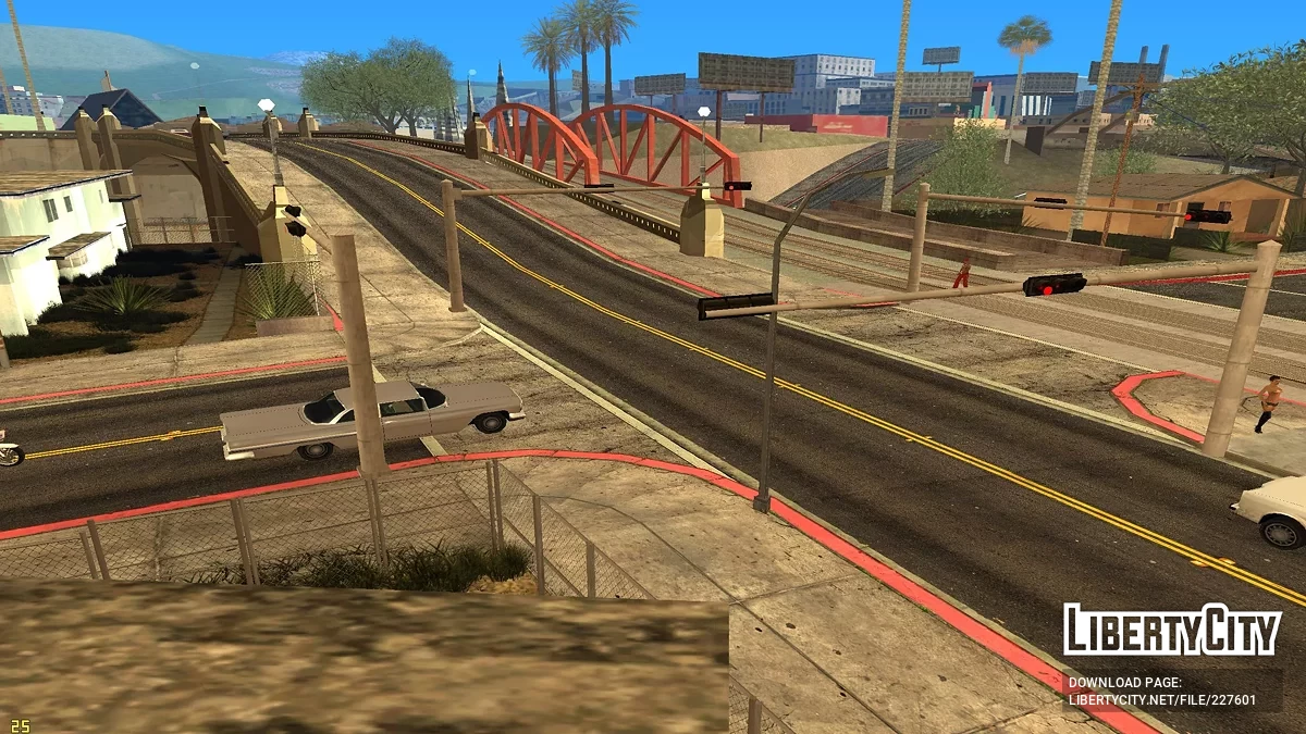 Текстуры дорог и тротуаров / GTA San Andreas